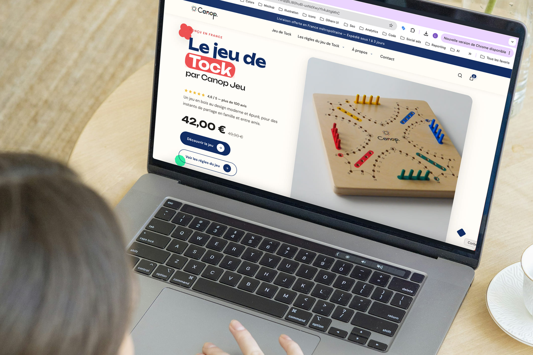 Site Canop Jeu — Jeux de société artisanaux